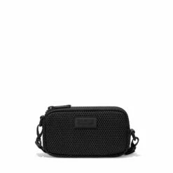 Mara Phone Sling In Onyx Air Mesh -Hot Sale Dagne Dover Store 365 Mara Onyx Front FFFFFF