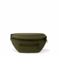 Ace Fanny Pack In Dark Moss -Hot Sale Dagne Dover Store 365Neoprene Ace DarkMoss Front FFFFFF