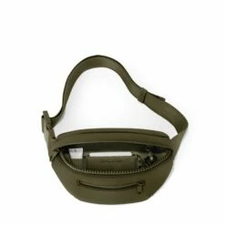 Ace Fanny Pack In Dark Moss -Hot Sale Dagne Dover Store 365Neoprene Ace DarkMoss Topdown FFFFFF