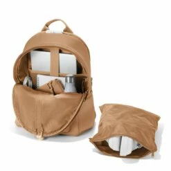 Dakota Backpack In Camel, Large -Hot Sale Dagne Dover Store 365Neoprene Dakota Camel L Front 1 FFFFFF