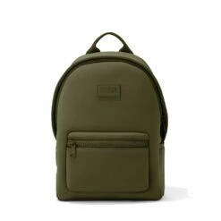 Dakota Backpack In Dark Moss, Medium -Hot Sale Dagne Dover Store 365Neoprene Dakota DarkMoss M Front FFFFFF