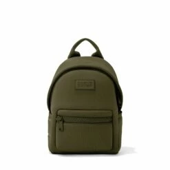 Dakota Backpack In Dark Moss, Small -Hot Sale Dagne Dover Store 365Neoprene Dakota DarkMoss S Front FFFFFF