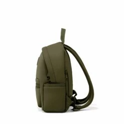 Dakota Backpack In Dark Moss, Small -Hot Sale Dagne Dover Store 365Neoprene Dakota DarkMoss S Side FFFFFF