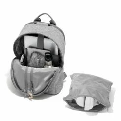 Dakota Backpack In Heather Grey, Large -Hot Sale Dagne Dover Store 365Neoprene Dakota HeatherGrey L Topdown FFFFFF