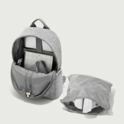 Dakota Backpack In Heather Grey, Medium -Hot Sale Dagne Dover Store 365Neoprene Dakota HeatherGrey M Topdown EDEAE8