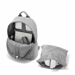 Dakota Backpack In Heather Grey, Medium -Hot Sale Dagne Dover Store 365Neoprene Dakota HeatherGrey M Topdown FFFFFF