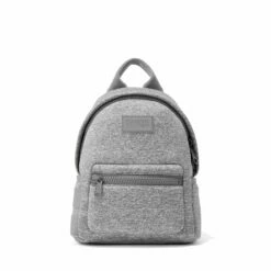 Dakota Backpack In Heather Grey, Small -Hot Sale Dagne Dover Store 365Neoprene Dakota HeatherGrey S Front FFFFFF