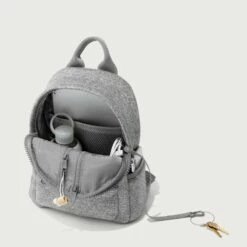 Dakota Backpack In Heather Grey, Small -Hot Sale Dagne Dover Store 365Neoprene Dakota HeatherGrey S Topdown EDEAE8
