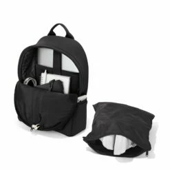 Dakota Backpack In Onyx, Medium -Hot Sale Dagne Dover Store 365Neoprene Dakota Onyx M Topdown FFFFFF