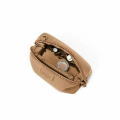 Hunter Toiletry Bag In Camel, Small -Hot Sale Dagne Dover Store 365Neoprene Hunter Camel S Topdown FFFFFF