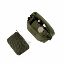 Hunter Toiletry Bag In Dark Moss, Small -Hot Sale Dagne Dover Store 365Neoprene Hunter DarkMoss S TopdownwithPouch FFFFFF