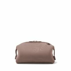 Hunter Toiletry Bag In Dune, Large -Hot Sale Dagne Dover Store 365Neoprene Hunter Dune L Back FFFFFF