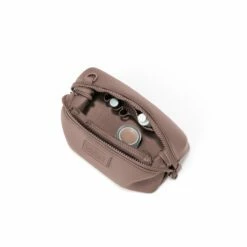 Hunter Toiletry Bag In Dune, Small -Hot Sale Dagne Dover Store 365Neoprene Hunter Dune S Topdown FFFFFF