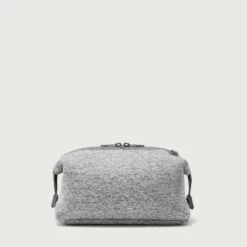 Hunter Toiletry Bag In Heather Grey, Large -Hot Sale Dagne Dover Store 365Neoprene Hunter HeatherGrey L Back 1 EDEAE8