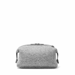 Hunter Toiletry Bag In Heather Grey, Large -Hot Sale Dagne Dover Store 365Neoprene Hunter HeatherGrey L Back 1 FFFFFF
