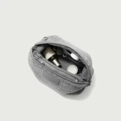 Hunter Toiletry Bag In Heather Grey, Large -Hot Sale Dagne Dover Store 365Neoprene Hunter HeatherGrey L Topdown 1 EDEAE8