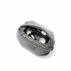 Hunter Toiletry Bag In Heather Grey, Large -Hot Sale Dagne Dover Store 365Neoprene Hunter HeatherGrey L Topdown 1 FFFFFF