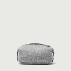 Hunter Toiletry Bag In Heather Grey, Small -Hot Sale Dagne Dover Store 365Neoprene Hunter HeatherGrey S Back EDEAE8