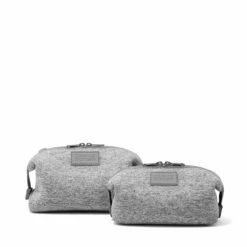 Hunter Toiletry Bag In Heather Grey, Small -Hot Sale Dagne Dover Store 365Neoprene Hunter HeatherGrey S SizeComparison FFFFFF 614f49e5 d0b0 411f 84dd 521210aba639