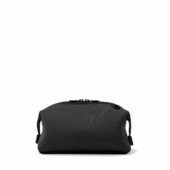 Hunter Toiletry Bag In Onyx, Large -Hot Sale Dagne Dover Store 365Neoprene Hunter Onyx L Back FFFFFF