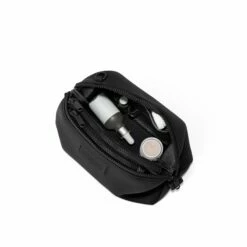 Hunter Toiletry Bag In Onyx, Large -Hot Sale Dagne Dover Store 365Neoprene Hunter Onyx L Topdown FFFFFF