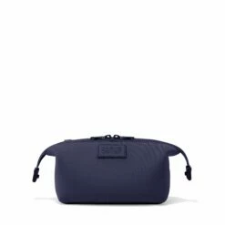 Hunter Toiletry Bag In Storm, Small -Hot Sale Dagne Dover Store 365Neoprene Hunter Storm S FrontUnsnapped FFFFFF