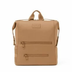 Indi Diaper Backpack In Camel, Large -Hot Sale Dagne Dover Store 365Neoprene Indi Camel L Front FFFFFF