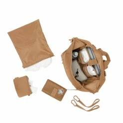 Indi Diaper Backpack In Camel, Large -Hot Sale Dagne Dover Store 365Neoprene Indi Camel L Topdown FFFFFF