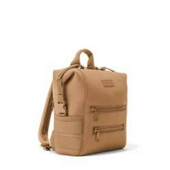 Indi Diaper Backpack In Camel, Small -Hot Sale Dagne Dover Store 365Neoprene Indi Camel S 3 4 FFFFFF