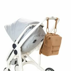 Indi Diaper Backpack In Camel, Small -Hot Sale Dagne Dover Store 365Neoprene Indi Camel S Stroller FFFFFF