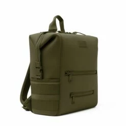 Indi Diaper Backpack In Dark Moss, Large -Hot Sale Dagne Dover Store 365Neoprene Indi DarkMoss L 3 4 FFFFFF