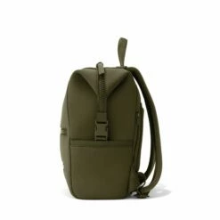 Indi Diaper Backpack In Dark Moss, Medium -Hot Sale Dagne Dover Store 365Neoprene Indi DarkMoss M Side FFFFFF