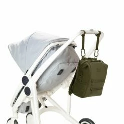 Indi Diaper Backpack In Dark Moss, Small -Hot Sale Dagne Dover Store 365Neoprene Indi DarkMoss S Stroller FFFFFF