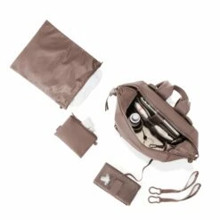 Indi Diaper Backpack In Dune, Medium -Hot Sale Dagne Dover Store 365Neoprene Indi Dune M Topdown FFFFFF