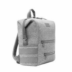 Indi Diaper Backpack In Heather Grey, Large -Hot Sale Dagne Dover Store 365Neoprene Indi HeatherGrey L 3 4 FFFFFF