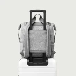 Indi Diaper Backpack In Heather Grey, Large -Hot Sale Dagne Dover Store 365Neoprene Indi HeatherGrey L Luggage EDEAE8
