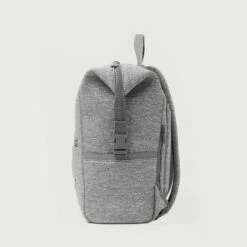Indi Diaper Backpack In Heather Grey, Large -Hot Sale Dagne Dover Store 365Neoprene Indi HeatherGrey L Side EDEAE8