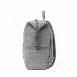 Indi Diaper Backpack In Heather Grey, Large -Hot Sale Dagne Dover Store 365Neoprene Indi HeatherGrey L Side FFFFFF
