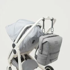 Indi Diaper Backpack In Heather Grey, Large -Hot Sale Dagne Dover Store 365Neoprene Indi HeatherGrey L Stroller EDEAE8