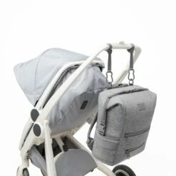 Indi Diaper Backpack In Heather Grey, Large -Hot Sale Dagne Dover Store 365Neoprene Indi HeatherGrey L Stroller FFFFFF
