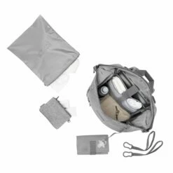 Indi Diaper Backpack In Heather Grey, Large -Hot Sale Dagne Dover Store 365Neoprene Indi HeatherGrey L Topdown FFFFFF