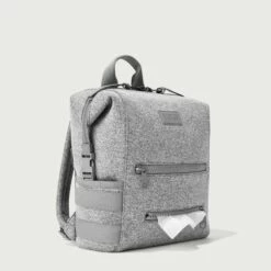 Indi Diaper Backpack In Heather Grey, Medium -Hot Sale Dagne Dover Store 365Neoprene Indi HeatherGrey M 3 4Wipe EDEAE8