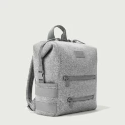 Indi Diaper Backpack In Heather Grey, Medium -Hot Sale Dagne Dover Store 365Neoprene Indi HeatherGrey M 3 4 EDEAE8