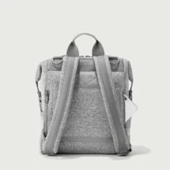 Indi Diaper Backpack In Heather Grey, Medium -Hot Sale Dagne Dover Store 365Neoprene Indi HeatherGrey M Back EDEAE8