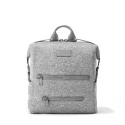 Indi Diaper Backpack In Heather Grey, Medium