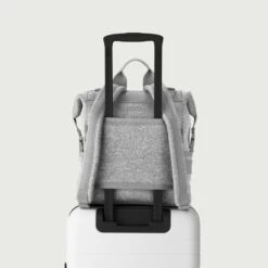 Indi Diaper Backpack In Heather Grey, Medium -Hot Sale Dagne Dover Store 365Neoprene Indi HeatherGrey M Luggage EDEAE8