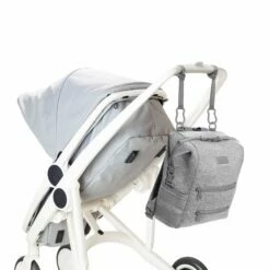 Indi Diaper Backpack In Heather Grey, Medium -Hot Sale Dagne Dover Store 365Neoprene Indi HeatherGrey M Stroller FFFFFF