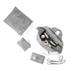 Indi Diaper Backpack In Heather Grey, Medium -Hot Sale Dagne Dover Store 365Neoprene Indi HeatherGrey M Topdown FFFFFF