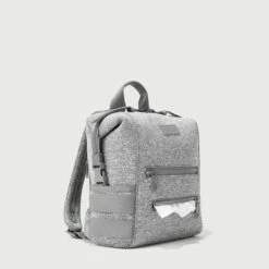 Indi Diaper Backpack In Heather Grey, Small -Hot Sale Dagne Dover Store 365Neoprene Indi HeatherGrey S 3 4Wipe EDEAE8