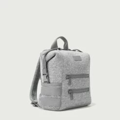 Indi Diaper Backpack In Heather Grey, Small -Hot Sale Dagne Dover Store 365Neoprene Indi HeatherGrey S 3 4 EDEAE8
